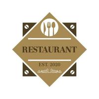 vector de restaurante, vector de logotipo de comida