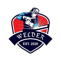 welder logo , industry logo vector