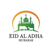 logotipo de eid al adha, vector de logotipo islámico