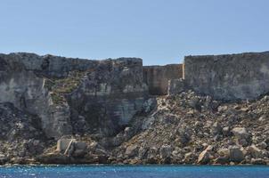 Aegadian Islands beach in Trapani photo