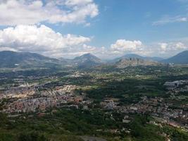 View of the city of Monte Cassino photo