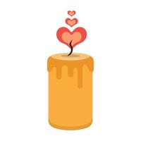 Heart candle vector icon  Which Can Easily Modify Or Edit