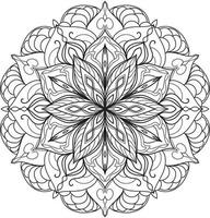 Mandala design free vector