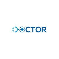Doctor Wordmark Logo Design vector