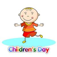 World Children's Day illustration vector