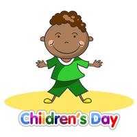 World Children's Day illustration vector