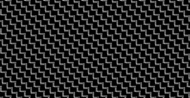 Panoramic black wicker background, repeating elements - Vector