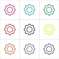 vector icon settings line