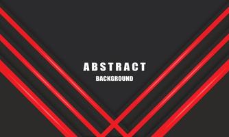 modern abstract black and red line background vector