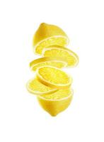 fresh lemon slice photo