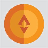 Isolated Ethereum Currency Transparent Scalable Vector Graphic