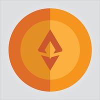 Isolated Ethereum Currency Transparent Scalable Vector Graphic