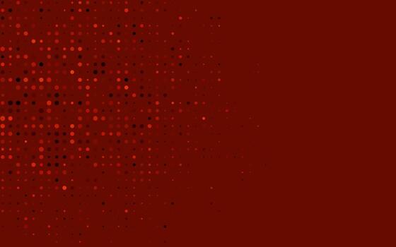 Dark Red vector pattern with spheres.