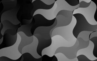 Dark Silver, Gray vector pattern with bubble shapes.