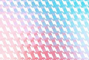 Light Blue, Red vector template with lava shapes.