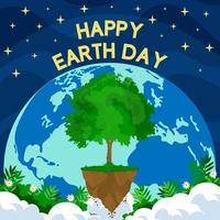 Happy Earth Day vector