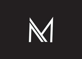 letra mm logo monograma doble m logo