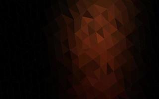 Dark Red vector low poly cover.