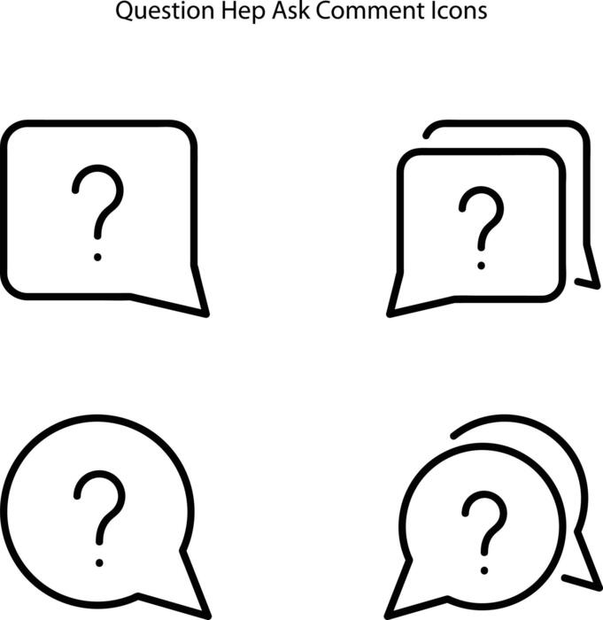 Question Mark Outline Vector Art, Icons, and Graphics for Free Download