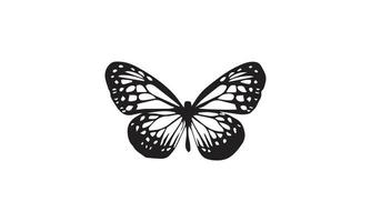butterfly silhouette vector illustration design