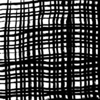 A grid of uneven lines.A hand-drawn grid.Black and white pattern.Background.Vector illustration vector