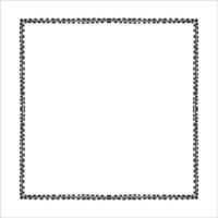 Doodle frame. Floral and geometric patterns.Black and white image.Outline drawing by hand.Vector image vector