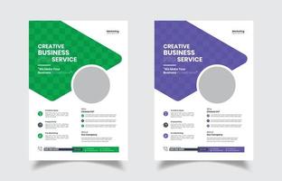 Business Flyer Template Design Design vector