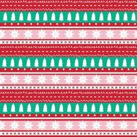winter seamless pattern red green pink vector