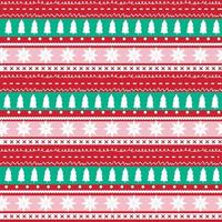 winter seamless pattern red green pink vector