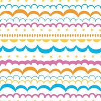 fun bright seamless pattern vector