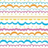 fun bright seamless pattern vector