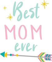 Mother's day Print vector
