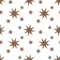 Northern Stars seamless repeat pattern vector