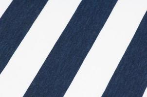 striped background made of fabric and textiles blue and white color photo