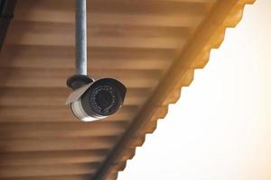 CCTV camera security protection technology. photo