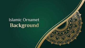 Islamic theme greeting design as a big day greeting Islamic greeting vector