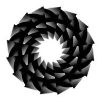 3d abstract logo. Suitable for t-shirts, and so on. vector