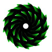 3d abstract logo. Suitable for t-shirts, and so on. vector