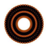 3d abstract logo. Suitable for t-shirts, and so on. vector