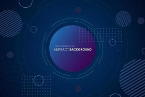 Abstract Modern Blue Background Design Technology. Background Vector. vector