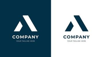 Letter A logo vector design template