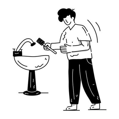 A well-designed hand drawn illustration