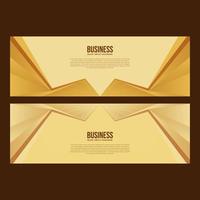 gold background with a flat design suitable for banners and promotional media vector