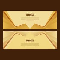 gold background with a flat design suitable for banners and promotional media vector