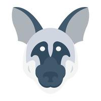 Trendy Dog Concepts vector