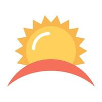 Trendy Sunrise Concepts vector