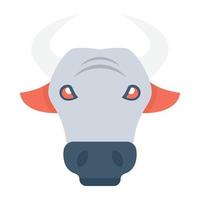 Trendy Ox Concepts vector