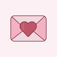 Valentine days icon isolated soft pink background. Vector