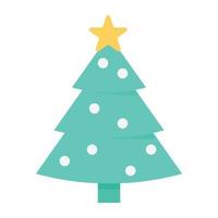 conceptos de arbol de navidad vector