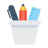 Pencil Case Concepts vector